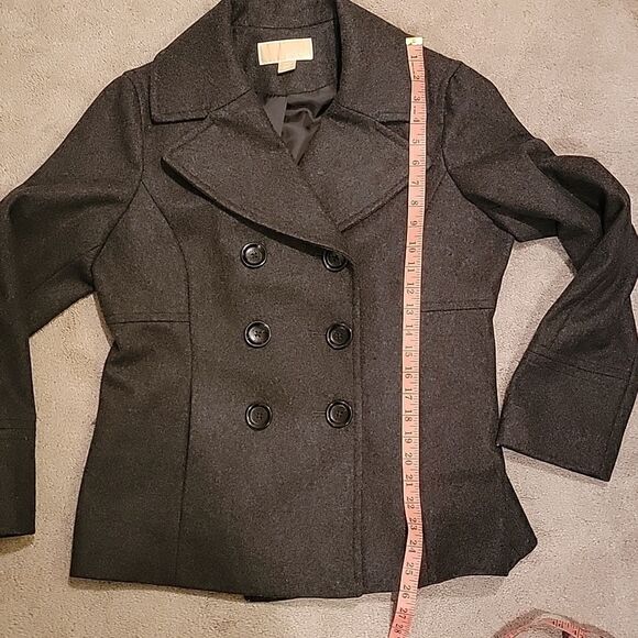 NWOT Michael Kors wool blend peacoat size M - Picture 7 of 11